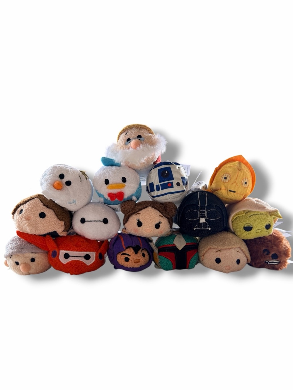 Tsum Tsum Disney 16pc Bundle Star Wars Big Hero 6 Donald Duck Frozen Snow White